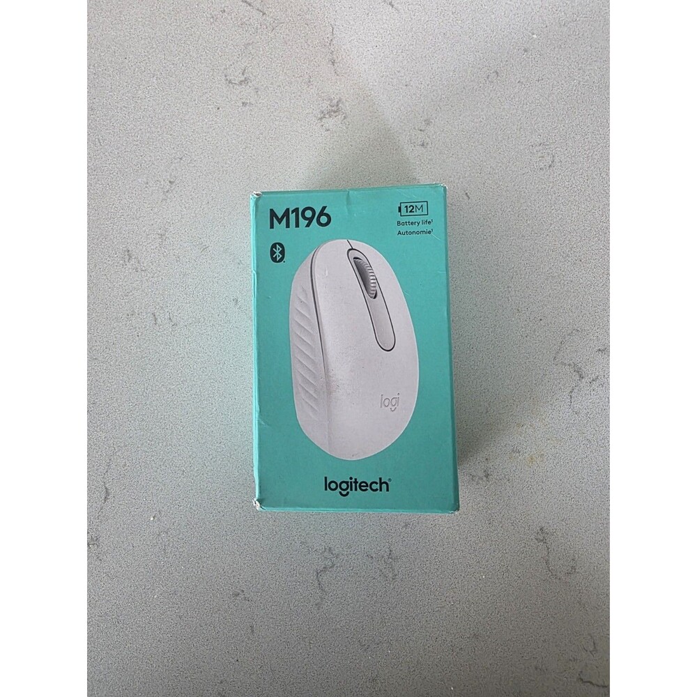 Logitech M196 Bluetooth Wireless Mouse Open Box New